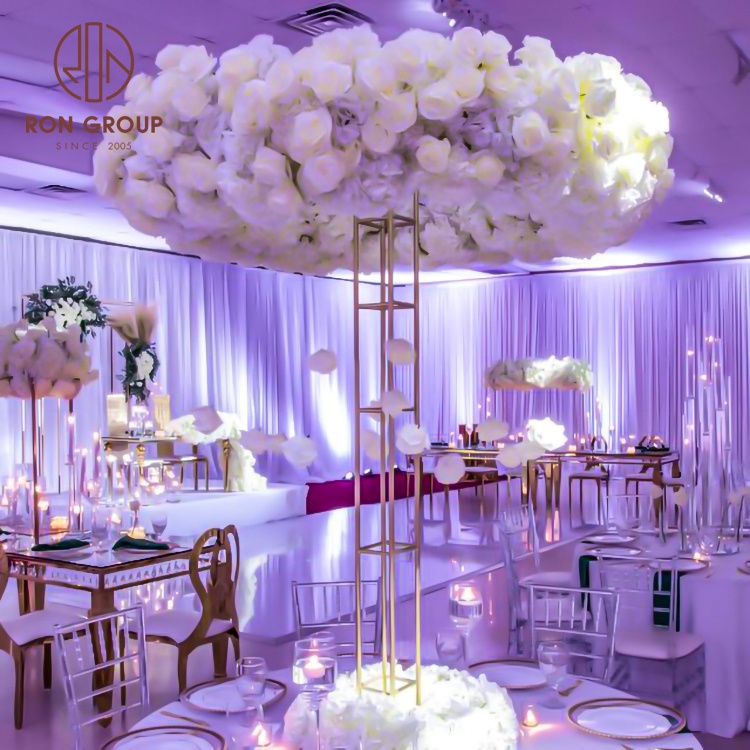 Wholesale Hot Sale 2025 Luxury Furniture Hotel Banquet Gold Stainless Steel Metal Frame Wedding Dining Chairs For Events Party