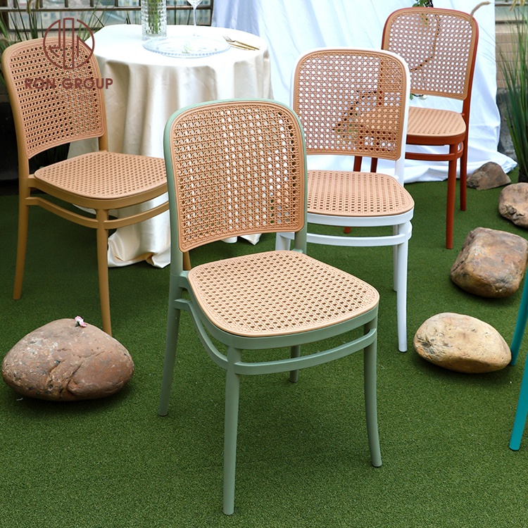 Cheap price bulk green white hotel restaurant dining PP stackable high quality outdoor party wedding plastic chairs wholesale