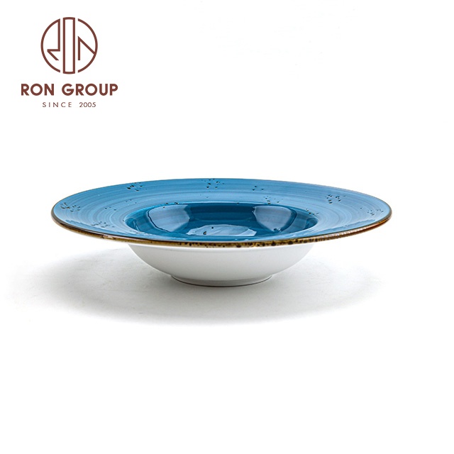 New Product Factory Wholesale Restaurant Crockery Dish Set Manufacturer Porcelain Hotel Dinnerware Ceramic Dinner Plates