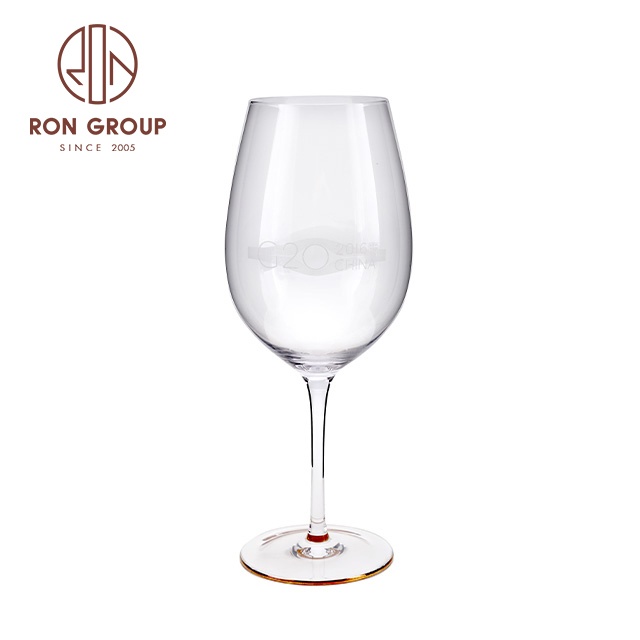 Wholesale Hot Sale Crystal Wedding Party Banquet Drinking Drinkware Glassware Clear Stem Goblets Glassware Red Wine Goblets