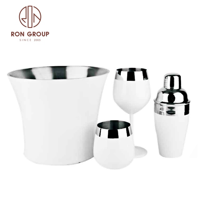 Wholesale Cheap Price Custom Bar Pub Accessories Barware Set Stainless Steel Bar Tools Bartender Martini Kit Set Cocktail Shaker