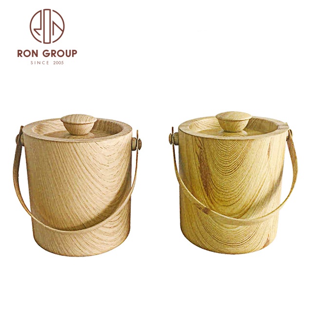 Factory Directly Provides OEM Coffee Shop Hotel Buffet Bar Kitchenware Stainless Steel Barrel Freezer Champagne Beer Ice Bucket