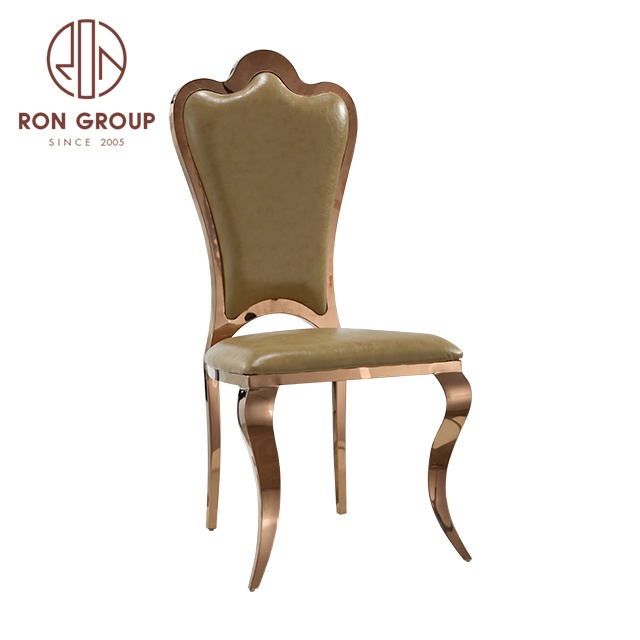 new design furniture party bridal banquet for couples gold chiavari metal frame stainless steel wedding chairs and tables