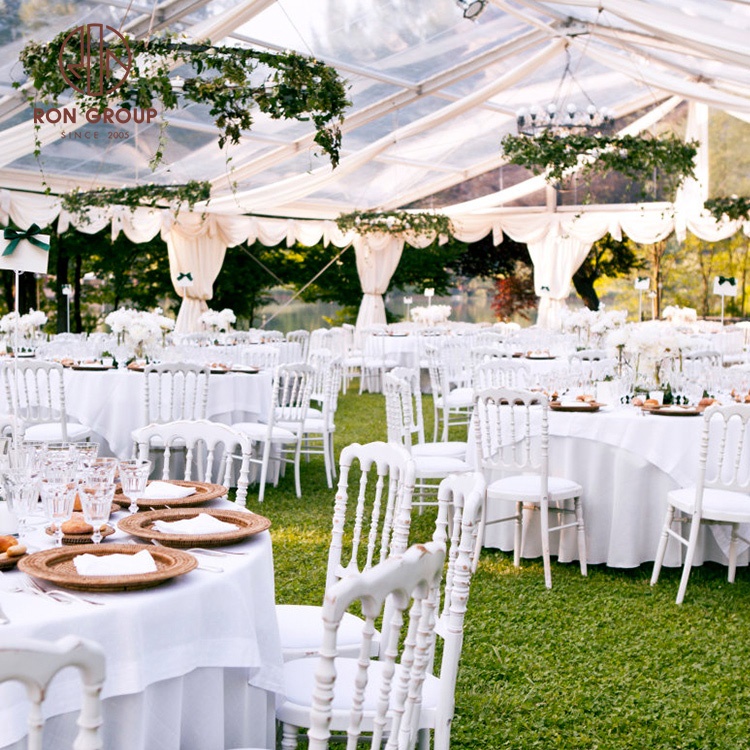 Modern White Cheap Outdoor Stackable Luxury Napoleon Hotel Furniture High Quality Wedding Chiavari Stainless Steel Chair