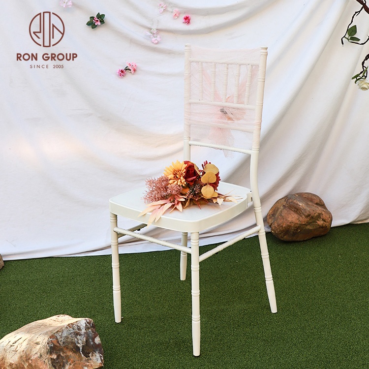Wholesale high end modern new metal luxury white tiffany chiavari stainless steel dining restaurant wedding chairs events