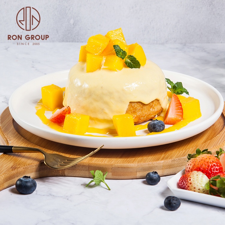High quality dinnerware unbreakable tableware banquet events serving restaurant dishes sets white round melamine plates