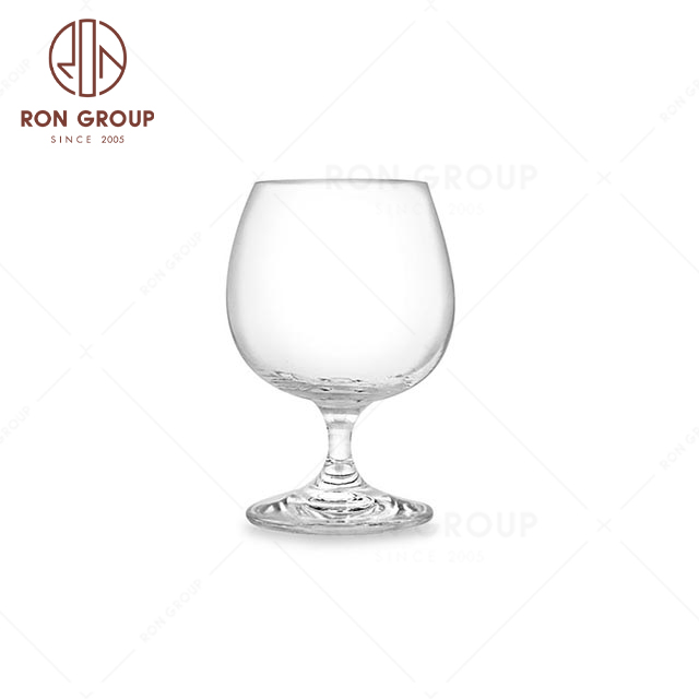 Hot selling wholesale wedding banquet event elegant Tang Capital Crystal glass Brandy glass