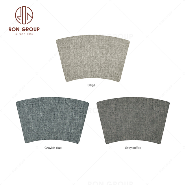 Wholesale popular modern hotel restaurant durable good-grade table mat Scalloped linen placemat